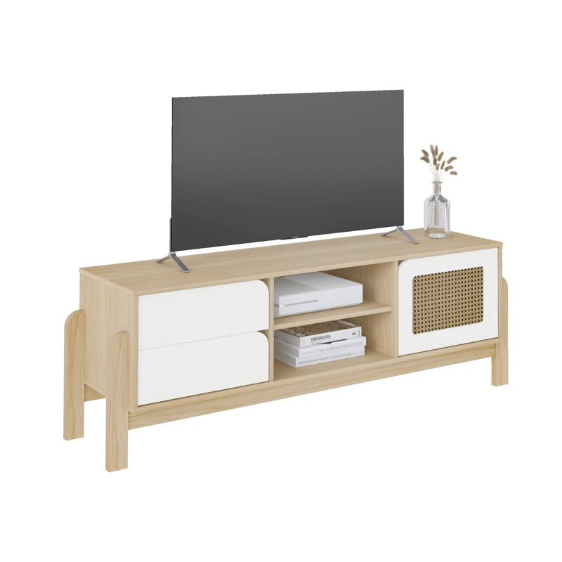 RACK TV EXIT NATURE 65" CAFÉ 160 cm - 3