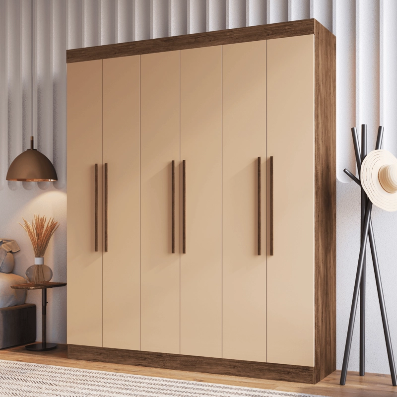 CLOSET EXIT CASTAÑO NEW YORK 6 PUERTAS 2 CAJONES BEIGE - 2