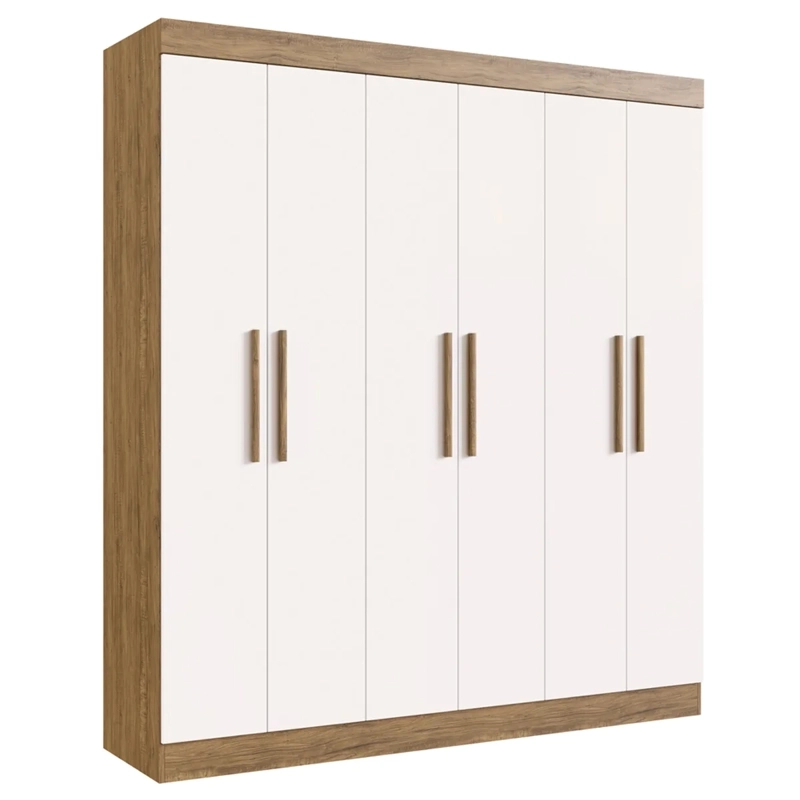 CLOSET EXIT NUEZ NEW XANGAI 6 PUERTAS 2 CAJONES BEIGE - 1