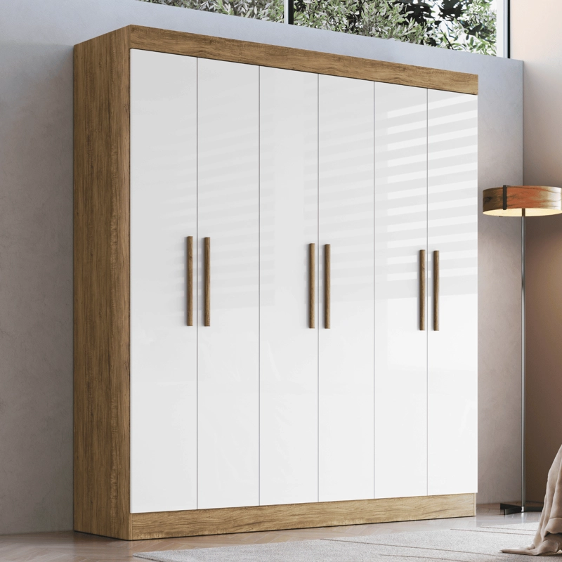 CLOSET EXIT NUEZ NEW XANGAI 6 PUERTAS 2 CAJONES BEIGE - 2