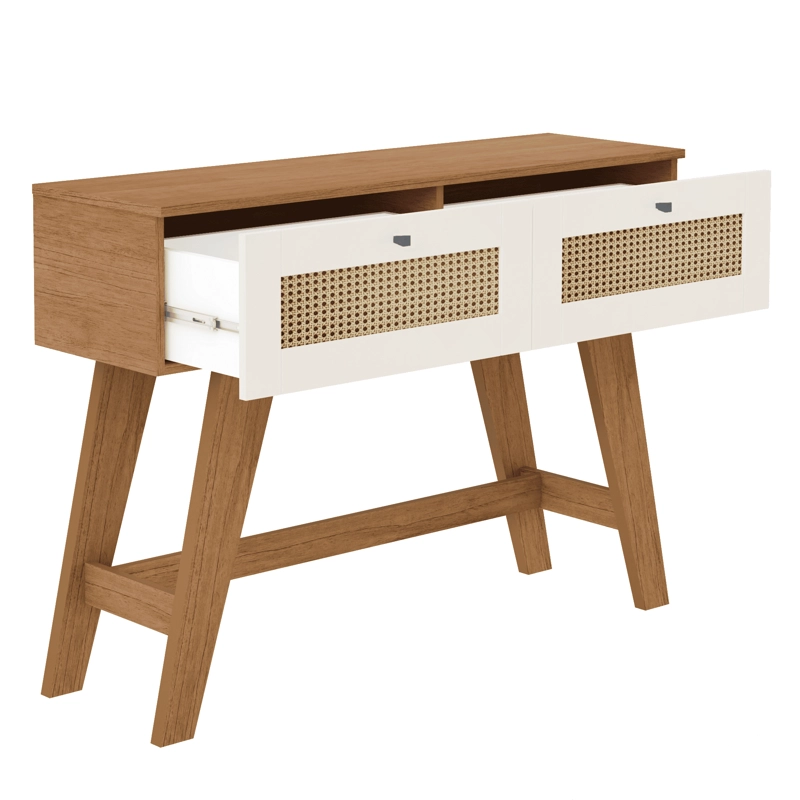 ARRIMO TRAMA CEREZO/OFF WHITE 110X33X80 CM - 4