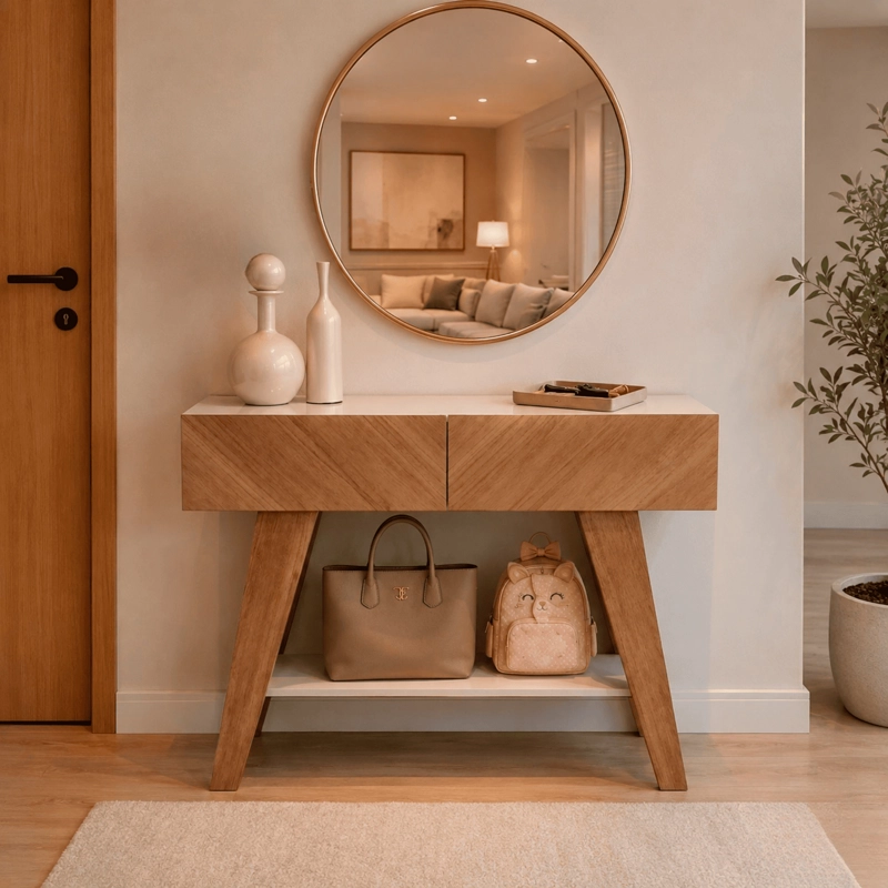 APARADOR ARRIMO MALIBU CEREZO/OFF WHITE 100 X 33,5 X80 CM - 1
