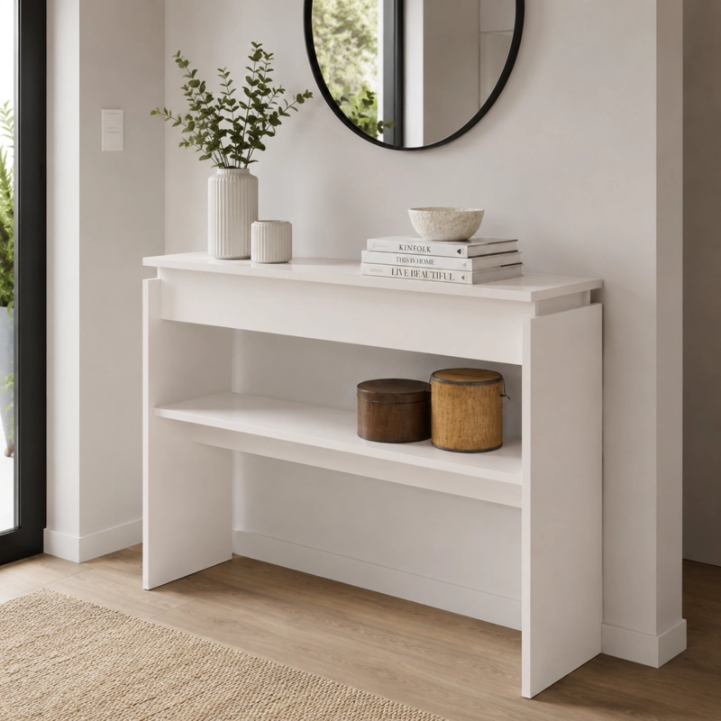 APARADOR ARRIMO CRETA OFF WHITE100X30X78,5 CM - 1