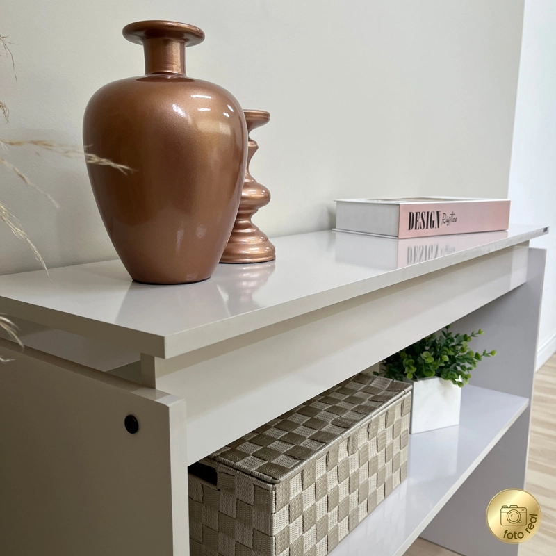 APARADOR ARRIMO CRETA OFF WHITE100X30X78,5 CM - 2