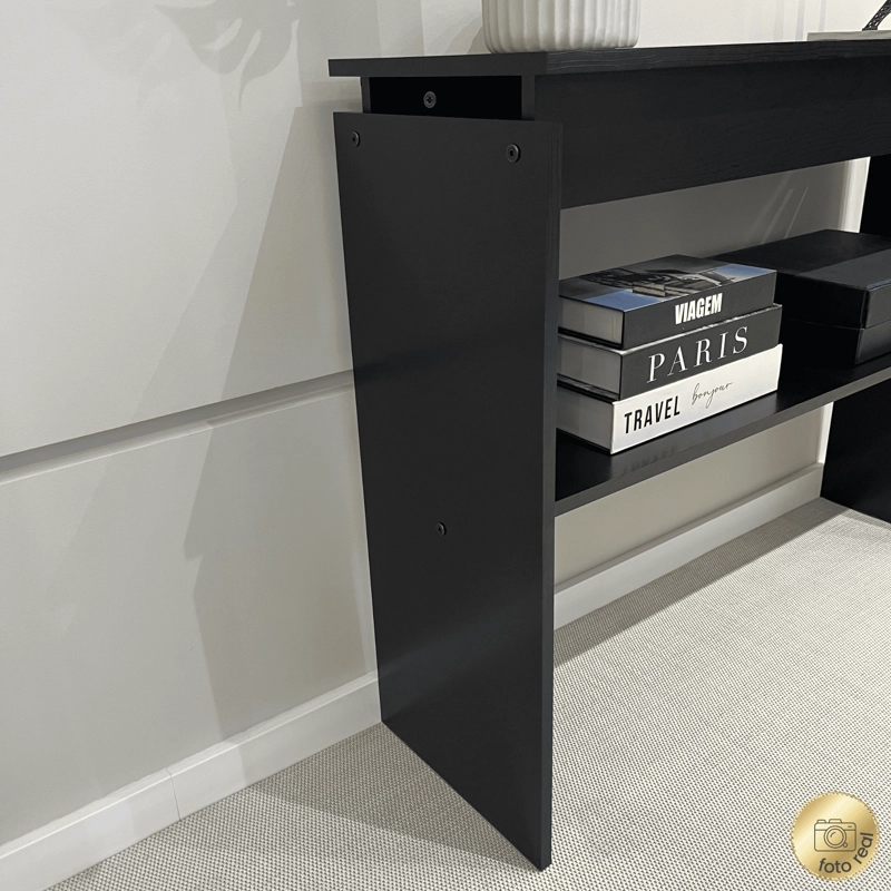 ARRIMO CRETA NEGRO 100X30X78,5 CM - EXIT - 3