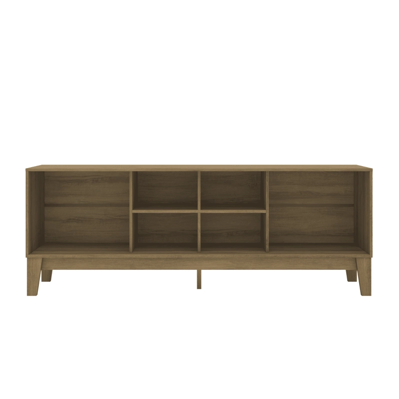 RACK TV FLORENCIA 1,8 M NOGAL/BEIGE 180X36X66 CM - 4