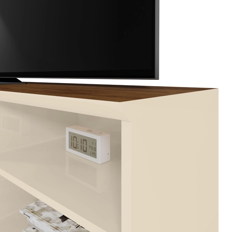 RACK TV HASTA 75 PULGADAS 183X58X37 CM BEIGE - CAMPINAS - 2