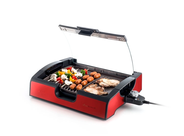 PARRILLA ELECTRICA URSUS TROTTER UT-ECOKERAMIK RED