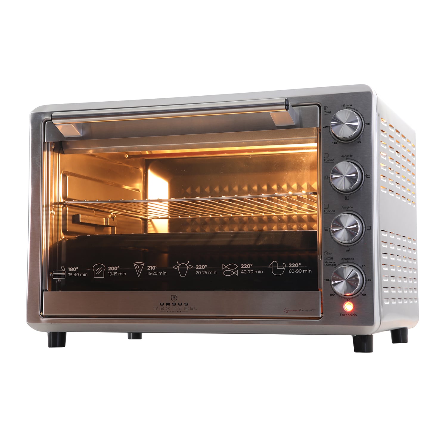 HORNO ELE CTRICO URSUS TROTTER HORNO ELECTRICO UT-BACKOFEN PRO-I 80L - 3