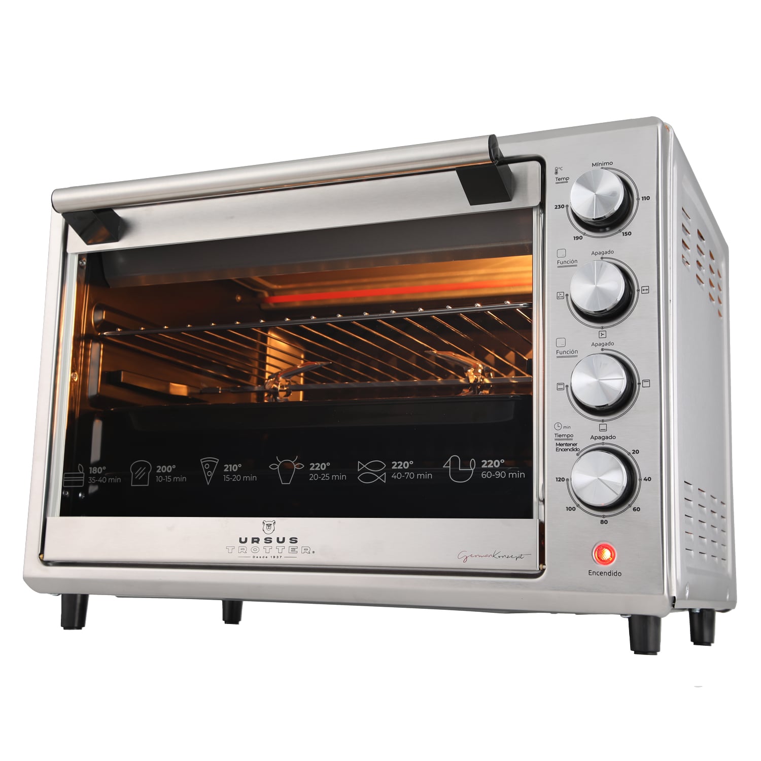 HORNO ELE CTRICO URSUS TROTTER HORNO ELECTRICO UT-BACKOFEN PRO-I 48L - 5