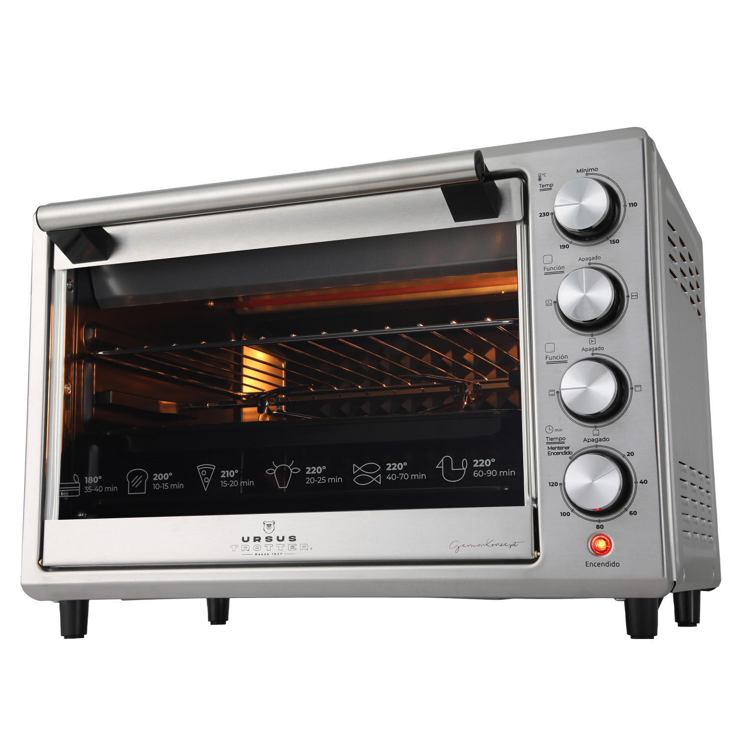 HORNO ELE CTRICO URSUS TROTTER HORNO ELECTRICO UT-BACKOFEN PRO-I 38L - 3