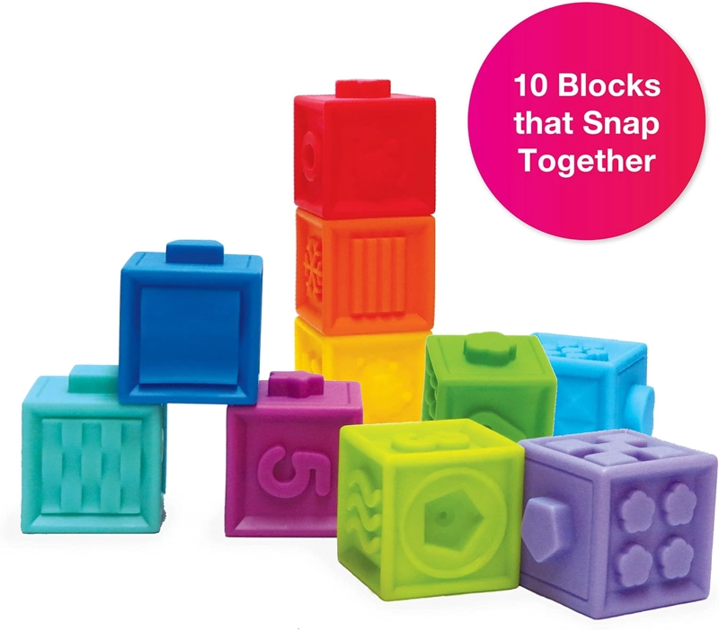 BLOQUES GOMA TEXTURADOS 10 PZ - 1