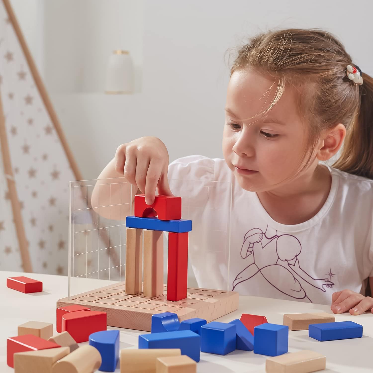 JUEGO CONSTRUCCION BLOQUES 3D MADERA - 3