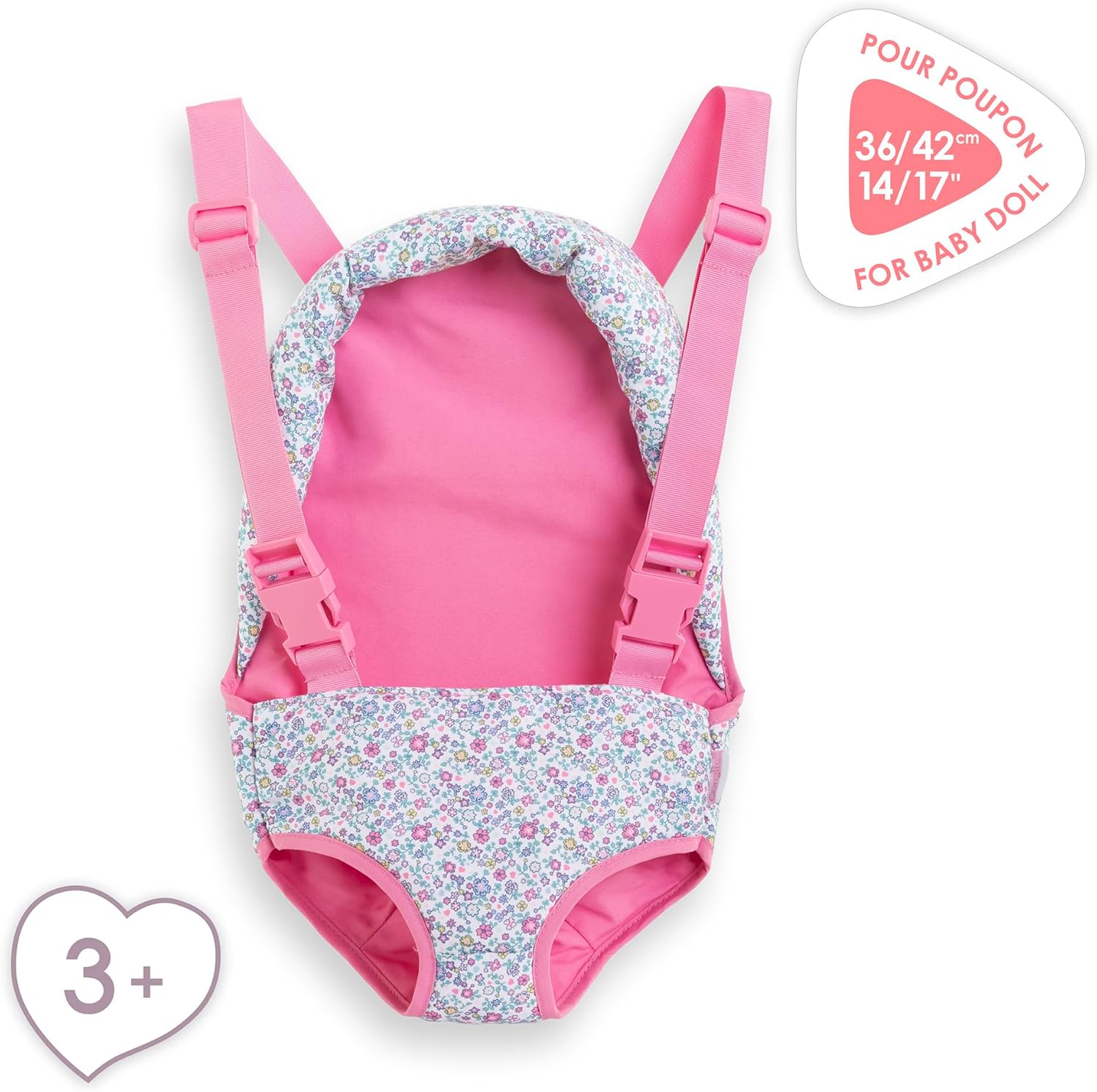 MOCHILA PORTA BEBE FLORES - 3