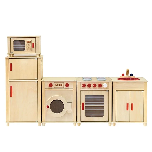 COCINA MUEBLES MADERA SET 5 PZ - 1