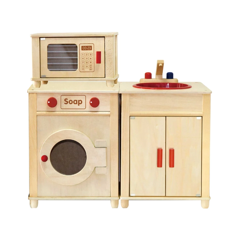 COCINA MUEBLES MADERA SET 5 PZ - 2