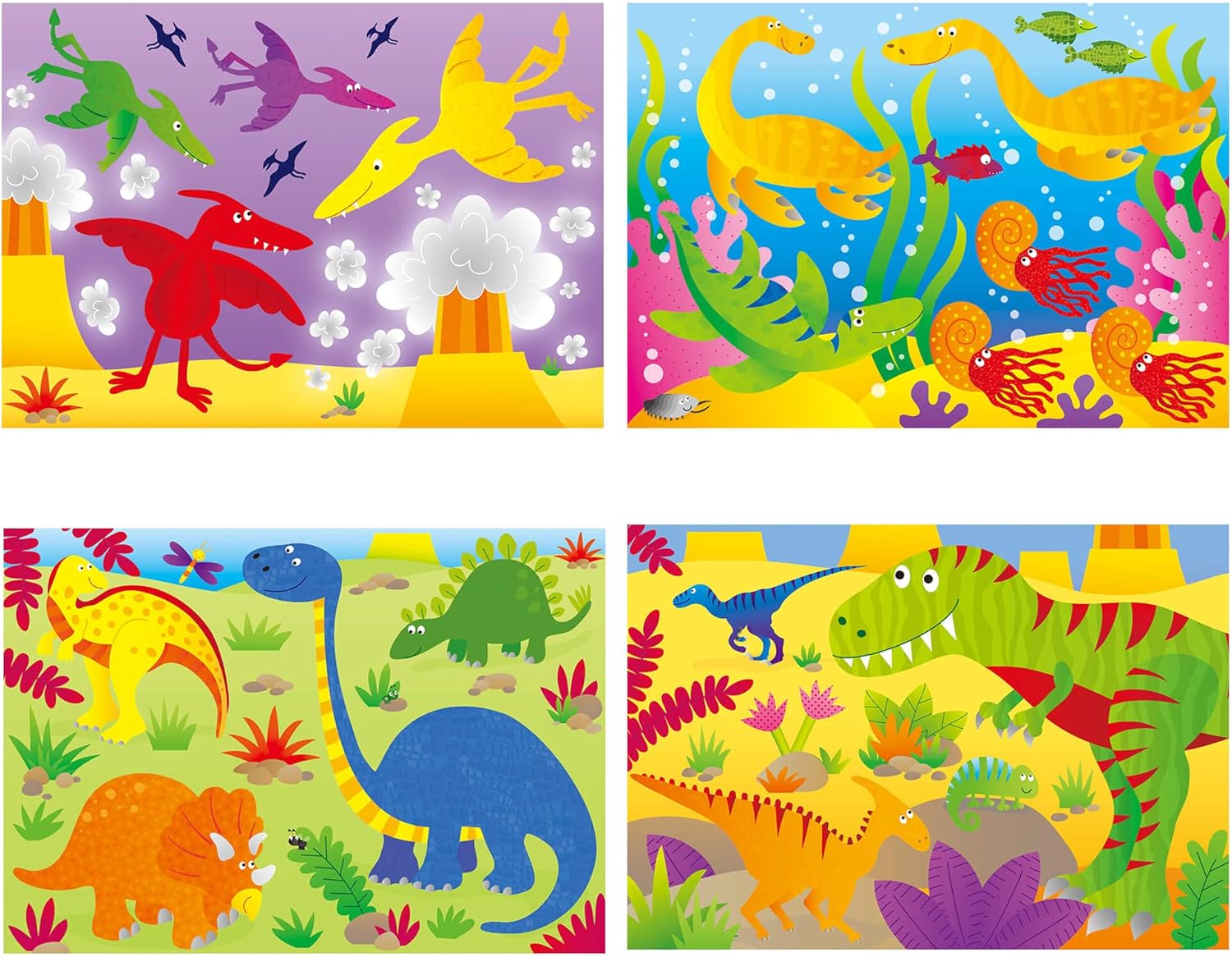 PUZLE PROGRESIVO 12, 16, 20 Y 24 PZ DINOSAURIOS - 2