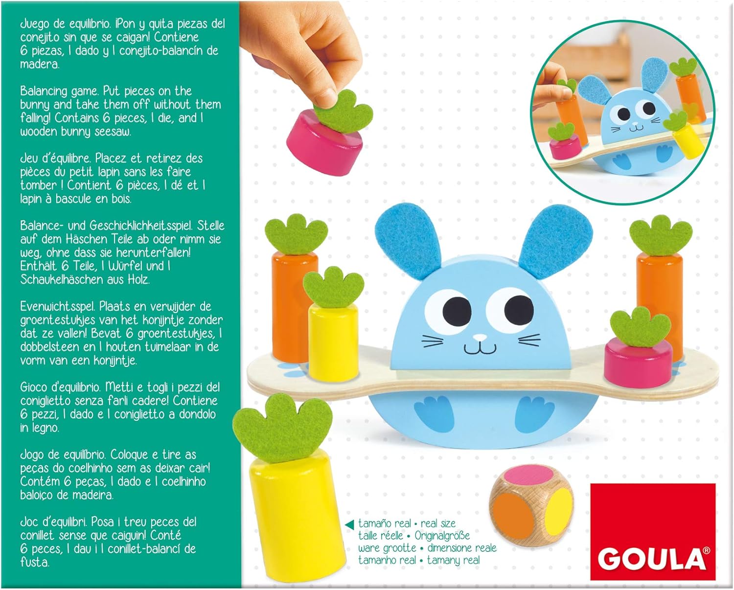 JUEGO EQUILIBRIO BUNNY`S GARDEN - 3