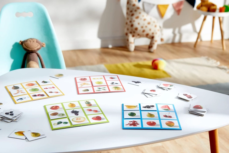 JUEGO DE MESA LOTO FOTO DE FRUTAS 40 PZ - 2