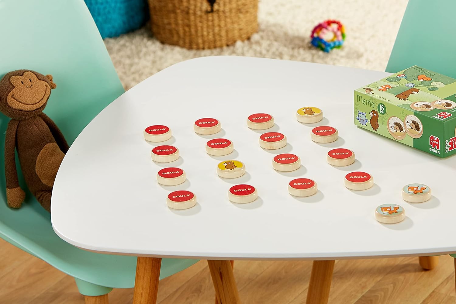 JUEGO DE MESA MEMORY AMIGOS DEL BOSQUE - 2