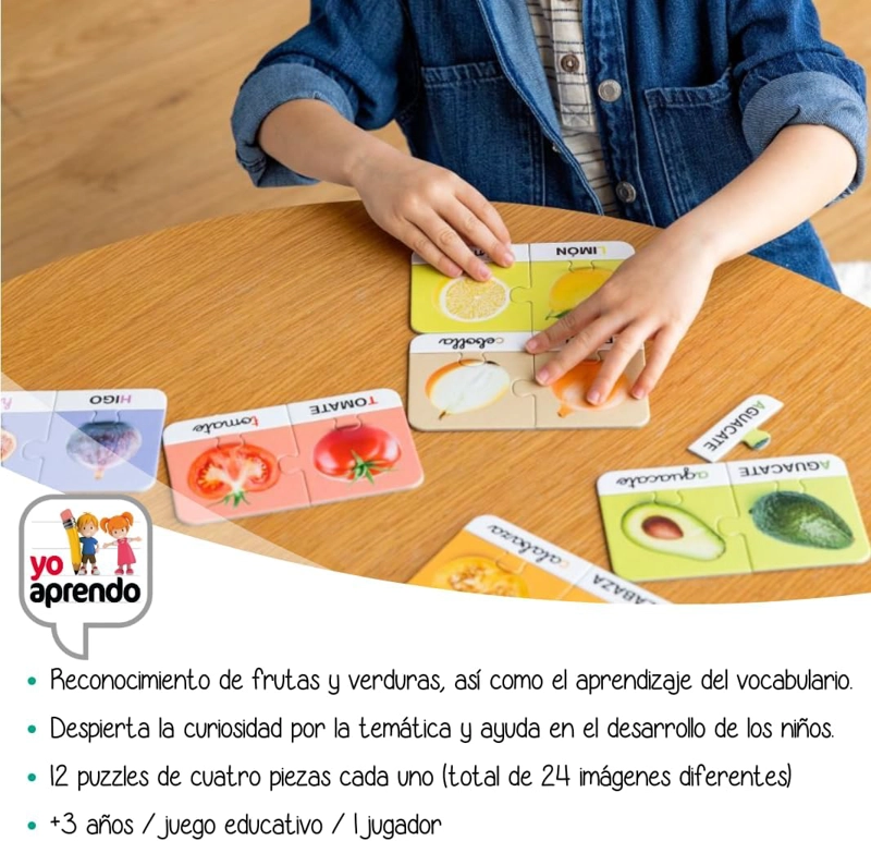 JUEGO APRENDO LAS FRUTAS Y VERDURAS - 2