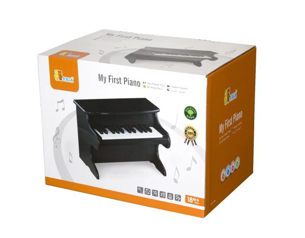 INSTRUMENTO PIANO MADERA NEGRO - 2