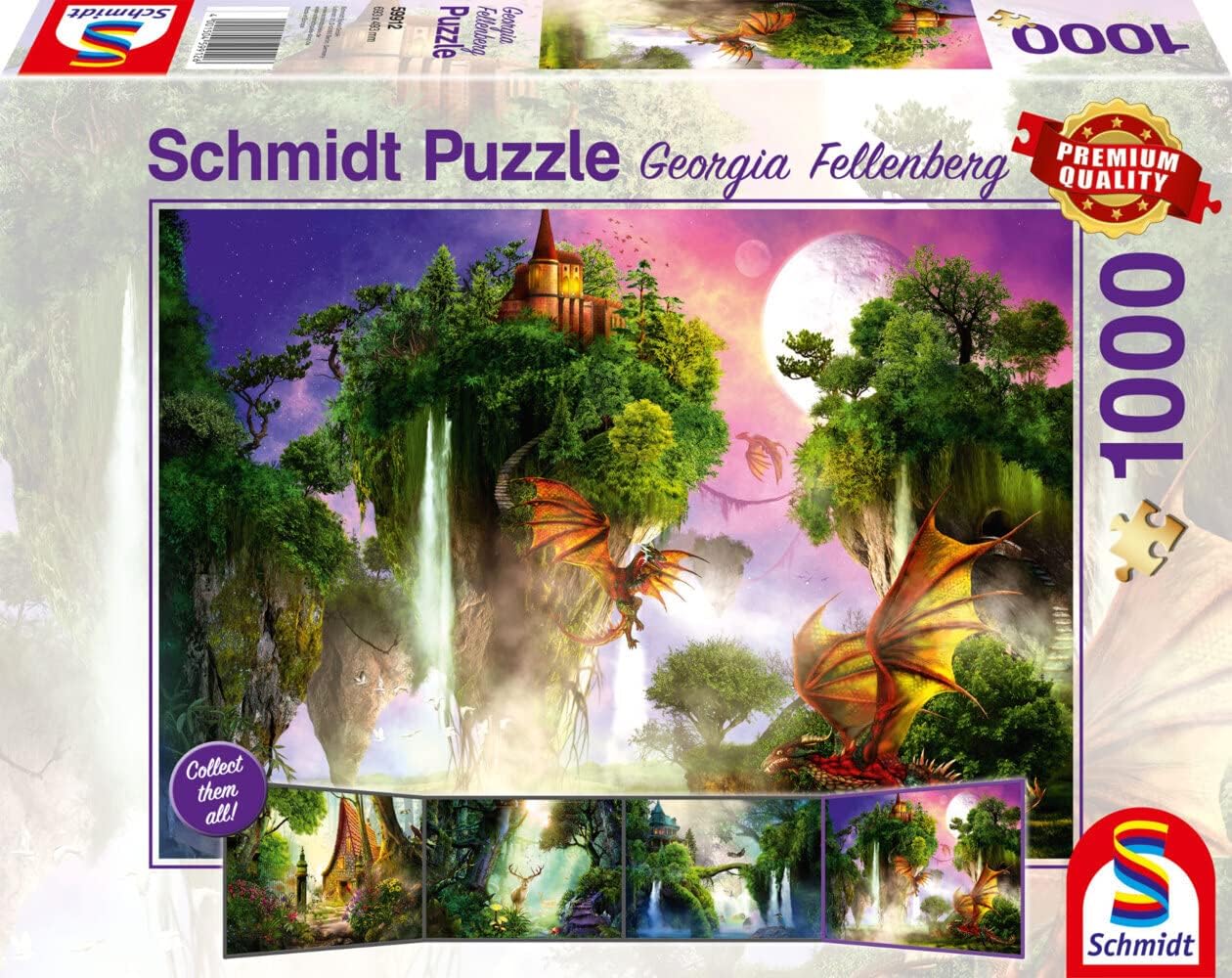 PUZLE 1.000 PZ DRAGONES DEL BOSQUE - 2