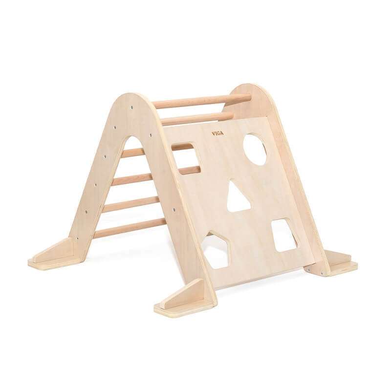 ESCALADOR TRIANGULO MADERA - 1