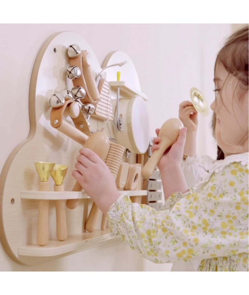 JUEGO PARED MADERA PERCUSION - 1