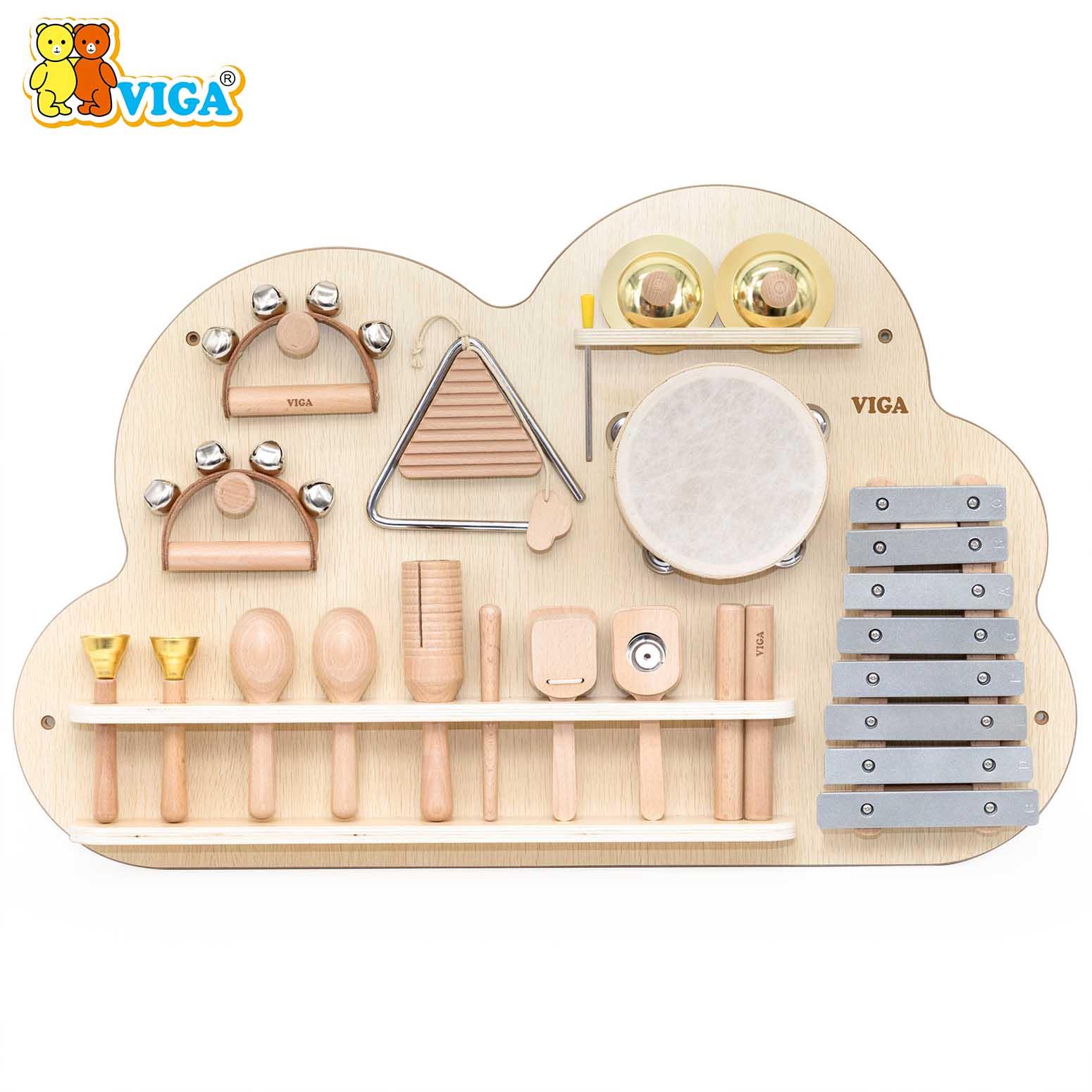 JUEGO PARED MADERA PERCUSION - 3