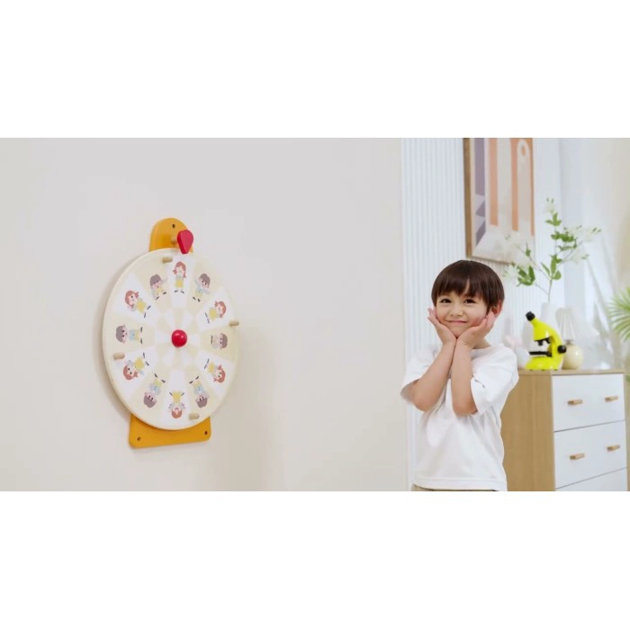 JUEGO PARED MADERA RULETA EMOCIONES - 2