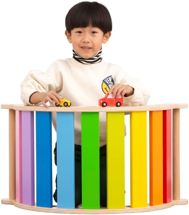 EQUILIBRIO BALANCIN ARCOIRIS MADERA - 3