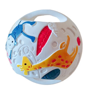 PELOTA GOMA NATURAL SAFARI 10 CM - 1