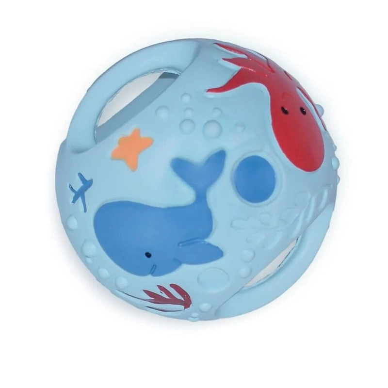 PELOTA GOMA NATURAL OCE ANO 10 CM - 1