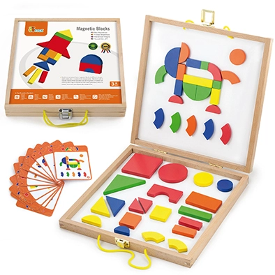 PIZARRA FORMAS MAGNE TICAS CON MALETA 42 PZ - 1