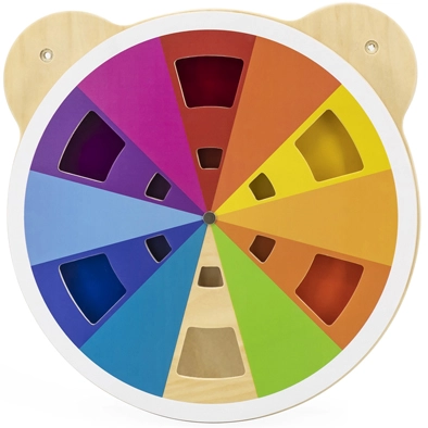 JUEGO PARED MADERA OSO COLORES - 1