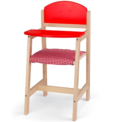 SILLA COMER MUÑECA MADERA - 1