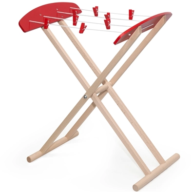 COLGADOR DE ROPA MADERA - 1