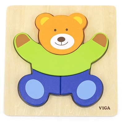 PUZLE RELIEVE OSO 4 PZ - 1