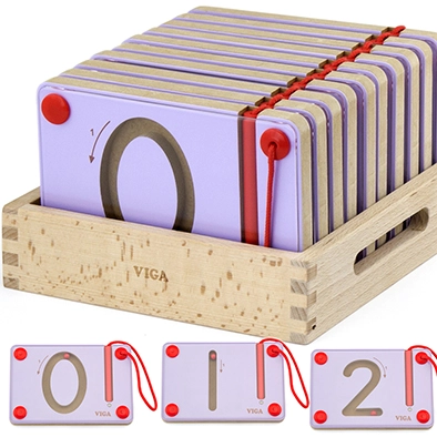 MAGNE TICO PIZARRAS NUMEROS MADERA - 1