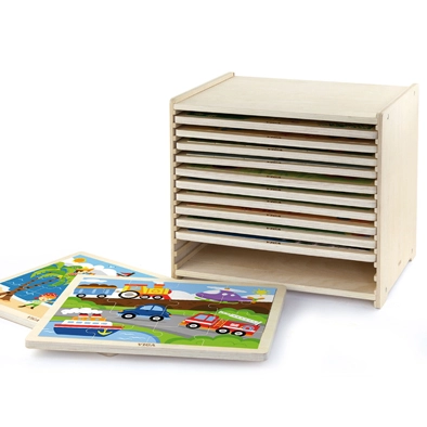 PUZLE MADERA SET 12 DE 16 PZ - 1
