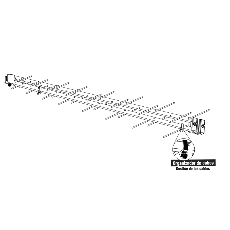 ANTENA BRASFORMA LTE-3218V EXTERNA HD 18DBI + MÁSTIL + 16M CABLE REGALO - 4