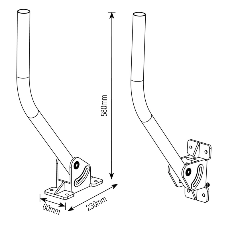 ANTENA BRASFORMA LTE-3218V EXTERNA HD 18DBI + MÁSTIL + 16M CABLE REGALO - 6