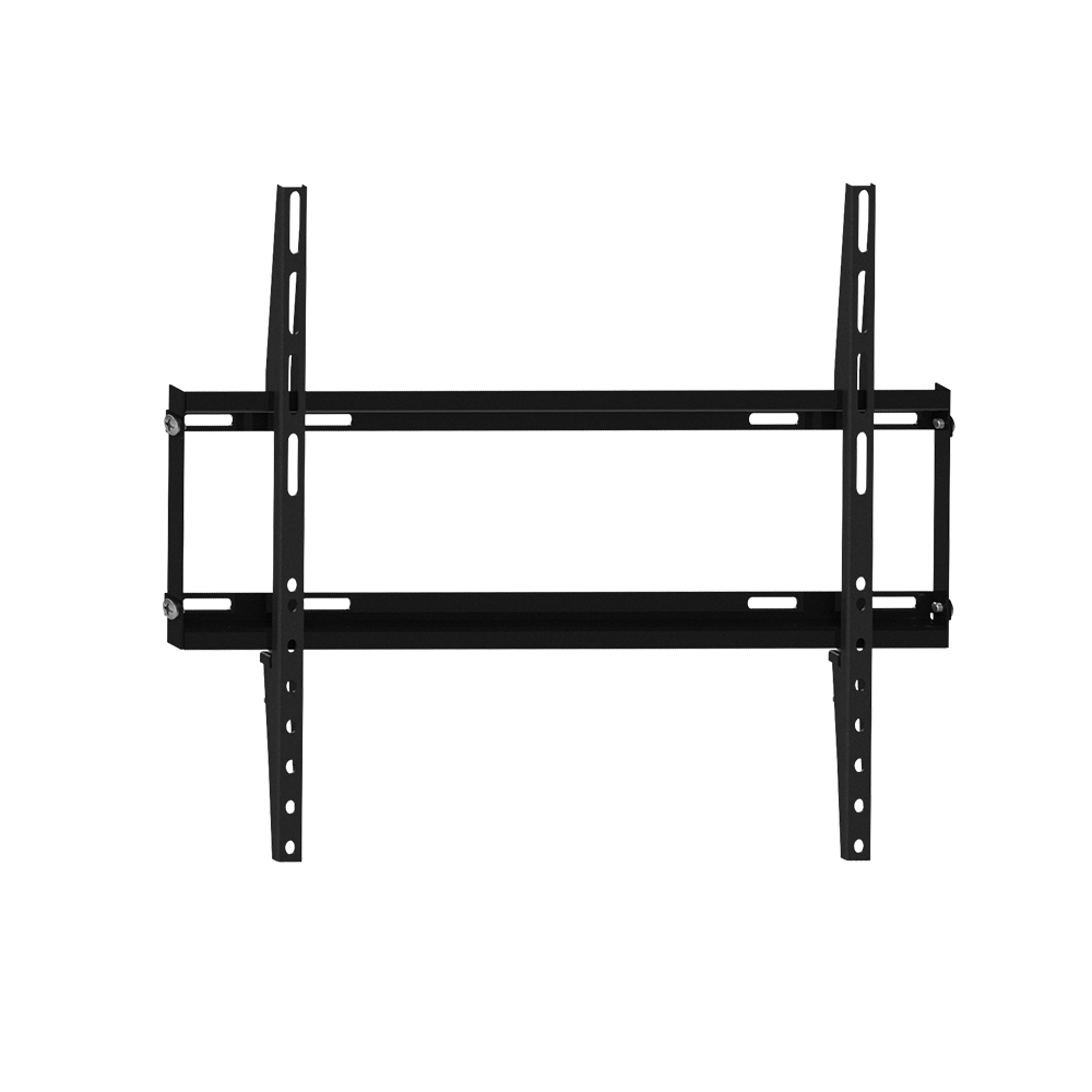 SOPORTE TV FT-061 FIJO ULTRA SLIM 37'' A 70'' MURO O TABIQUE NEGRO BRASFORMA - 1