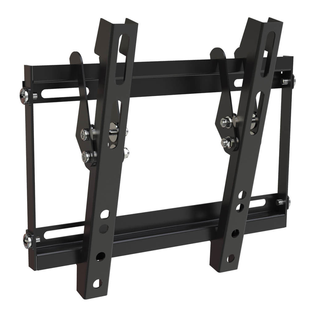SOPORTE TV SBRP215 ULTRA SLIM INCLINABLE 23'' A 42'' 35 KILOS NEGRO BRASFORMA - 1
