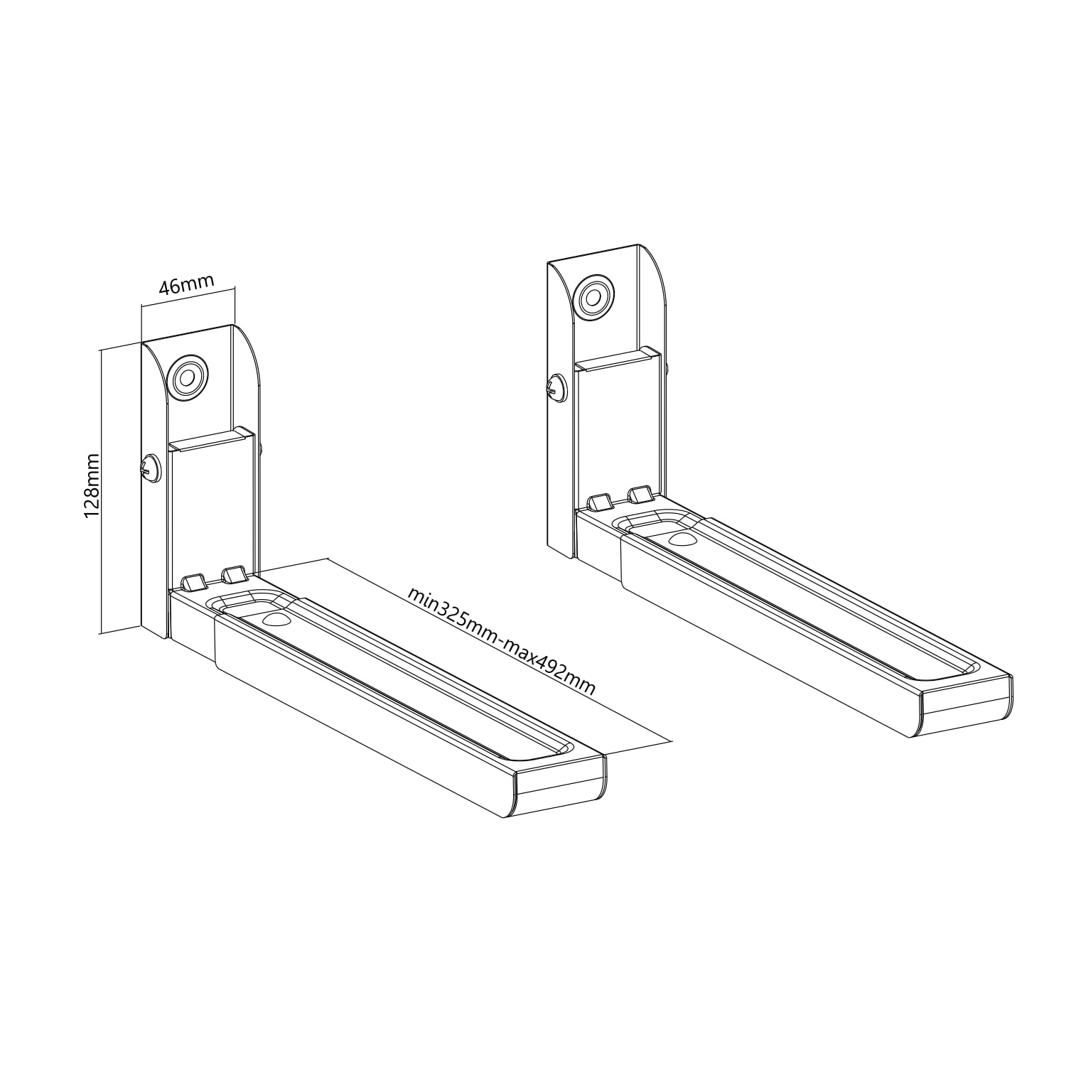 SOPORTE HORNO MICROONDAS BRASFORMA BLANCO 30KG MB-6WHITE - 4