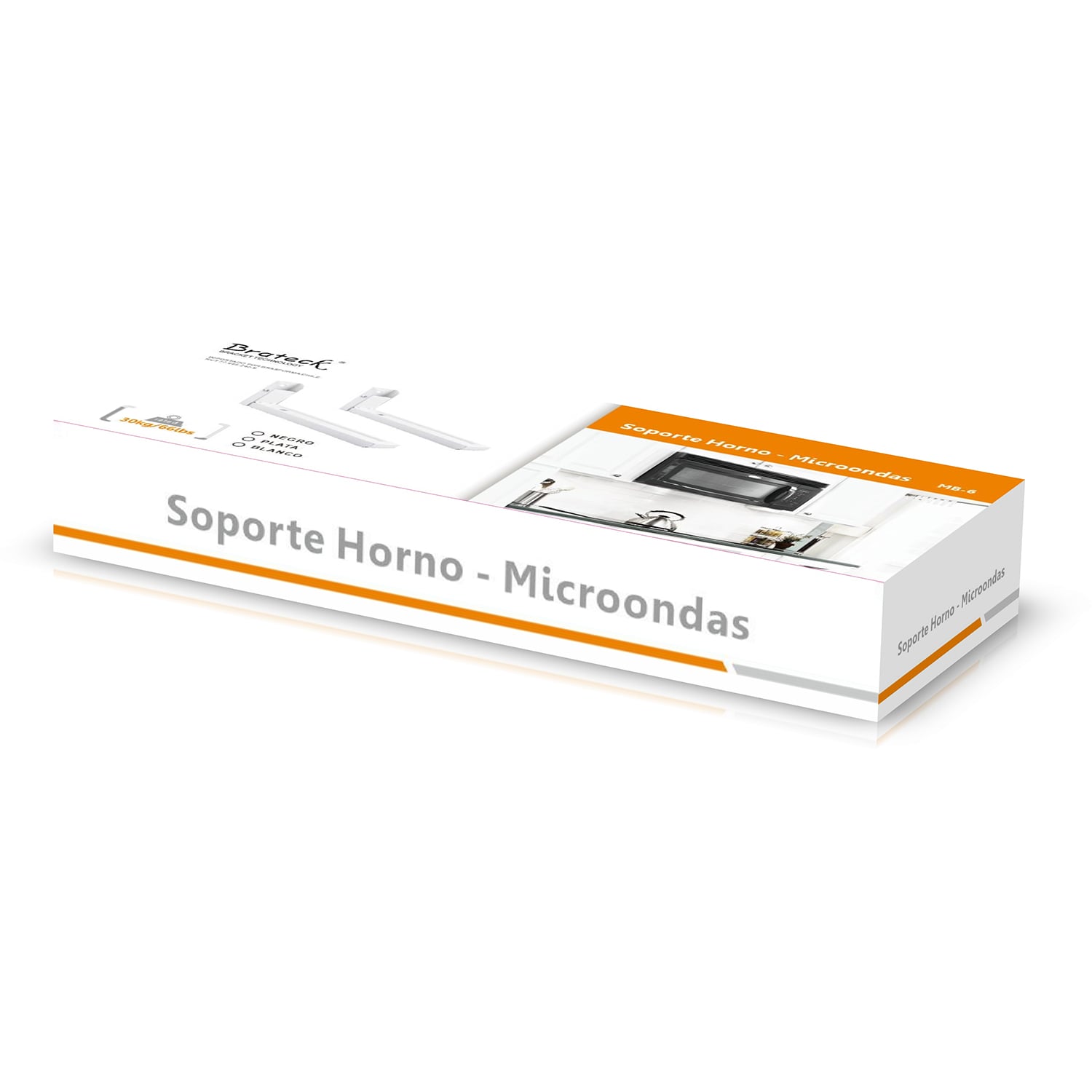 SOPORTE HORNO MICROONDAS BRASFORMA BLANCO 30KG MB-6WHITE - 5