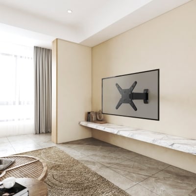 SOPORTE TV SBRP431 BRAZO EXTENSOR 68 CM 23'' A 55'' 35KG NEGRO BRASFORMA - 4