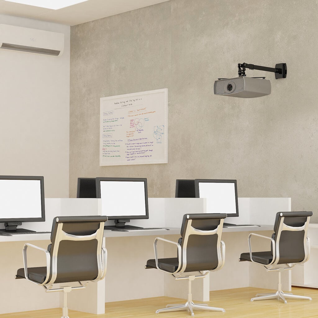 SOPORTE BRASFORMA UNIVERSAL NEGRO PROYECTOR TECHO/PARED BRAZO 10KG - 2