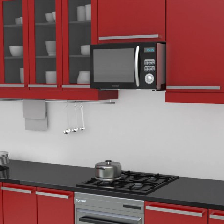 SOPORTE PARA IMPRESORA BRASFORMA SBR5.1 - MICROONDAS NEGRO - 1